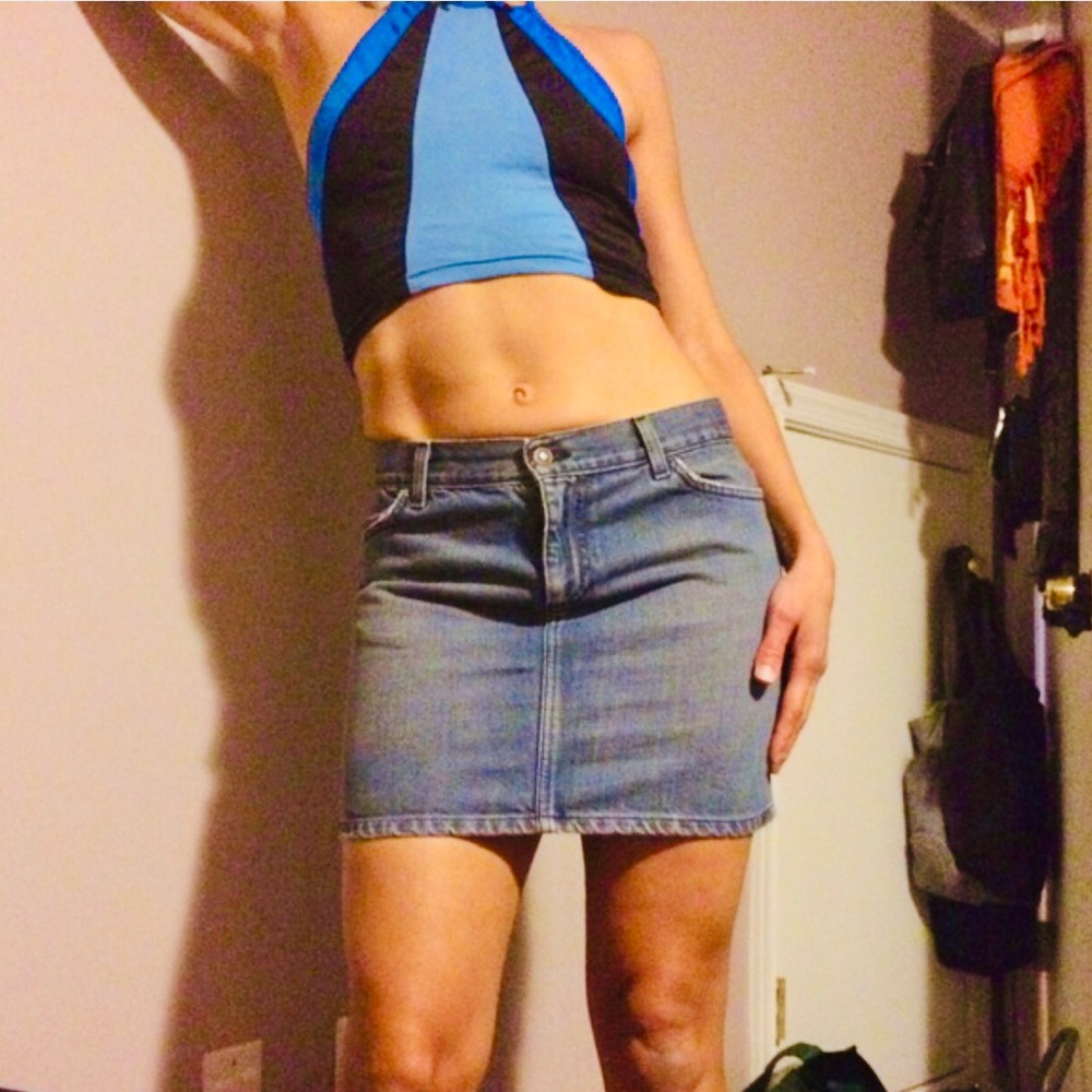 Jean Mini Skirt